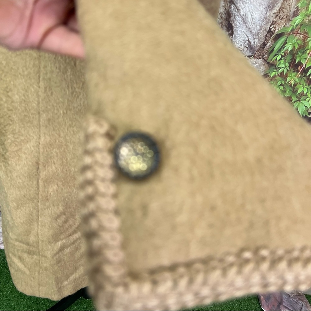 VINTAGE LODENFREY Rare Munich Alpine Loden Coat Camel Wool, 10/M - Picture 13 of 16